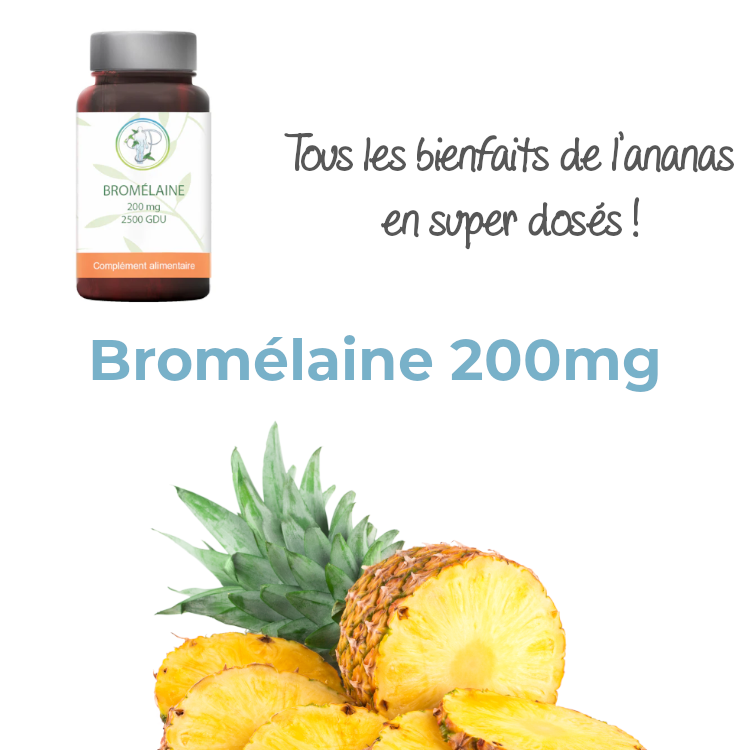 Bromelain 200 mg 2500 GDU
