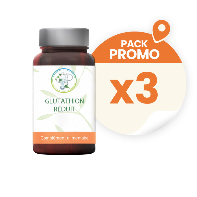 Glutathion rduit GSH Pack Promo x 3 PLANTICINAL Glutathion rduit GSH Pack Promo x 3 PLANTICINAL