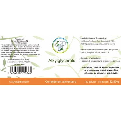 Alkylglycerine 20 %