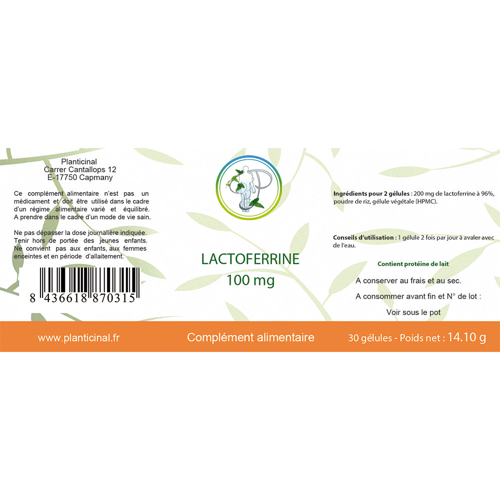 Lactoferrin 100 mg bei 96 %