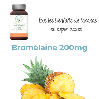 Bromélaine 200 mg 2500 GDU