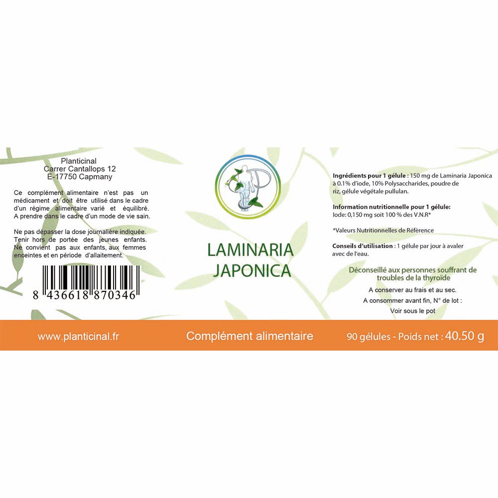 Laminaria Japonica 0,1 % Jod 10 % PSC