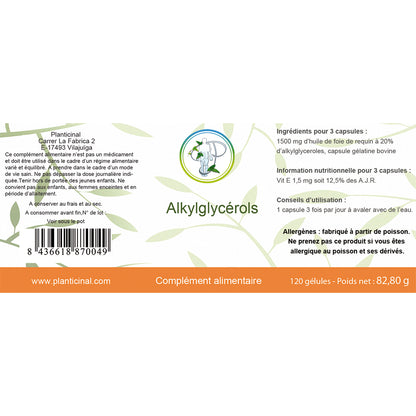 Alkylglycerols 20%